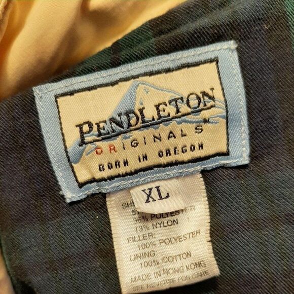Pendleton Vintage Puffer Vest sz XL - Picture 4 of 4